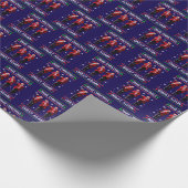 Trump Santa Hat Dance, Make Christmas Great Again Cadeaupapier (Hoek)