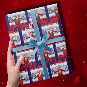 Trump Santa Hat   Ik ben thuis voor de blauwe kers Cadeaupapier