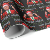 Trump Santa Hat | Maak kerst weer geweldig Cadeaupapier (Rol Hoek)