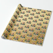 Trump Santa Hat | Maak kerst weer geweldig goud Cadeaupapier (Uitgerold)