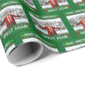 Trump Santa Hat | Maak kerst weer groen Cadeaupapier (Rol Hoek)