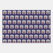 Trump Santa Hat | Trump Merry Christmas Ugly Xmas  Inpakpapier Vel (Voorkant 3)