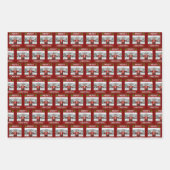 Trump Santa Hat | Trump Merry Christmas Ugly Xmas  Inpakpapier Vel (Voorkant 2)