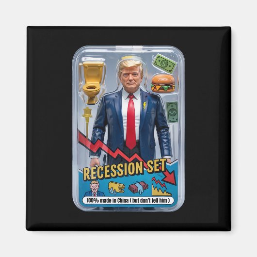 Trump Satire overleefde recessie Box Set Action Fi Magneet (Voorkant)