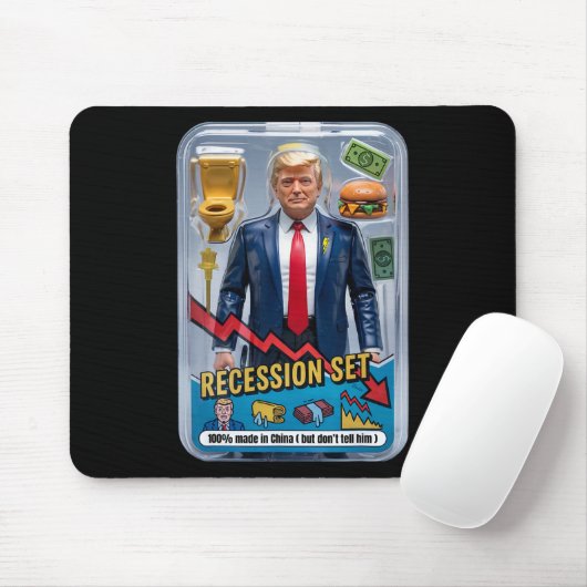 Trump Satire overleefde recessie Box Set Action Fi Muismat (Met muis)