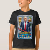 Trump Satire overleefde recessie Box Set Action Fi T-shirt (Voorkant)