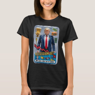Trump Satire overleefde recessie Box Set Action Fi T-shirt