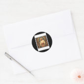 Trump Savior Ronde Sticker (Envelop)