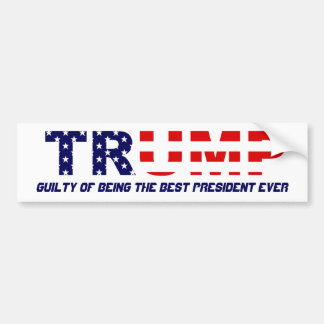 TRUMP SCHULDIG BUMPERSTICKER