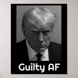 Trump Schuldige Af  Poster