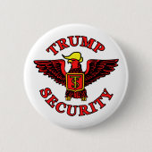 Trump Security Ronde Button 5,7 Cm (Voorkant)