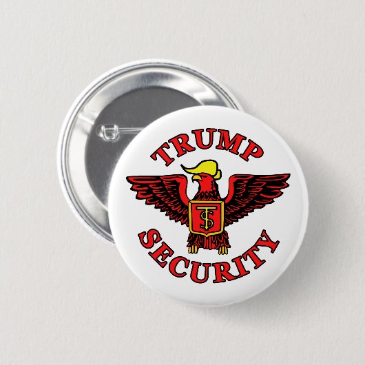 Trump Security Ronde Button 5,7 Cm (Voorkant /achterkant)