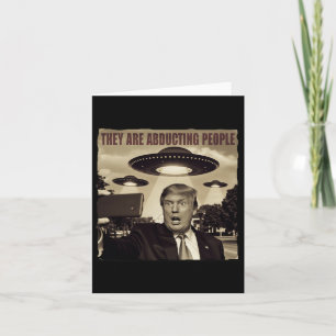 Trump selfie UFO ontvoering buitenaardse wezens Kaart