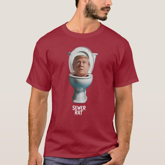 Trump Sewer Rat T-Shirt (Voorkant)