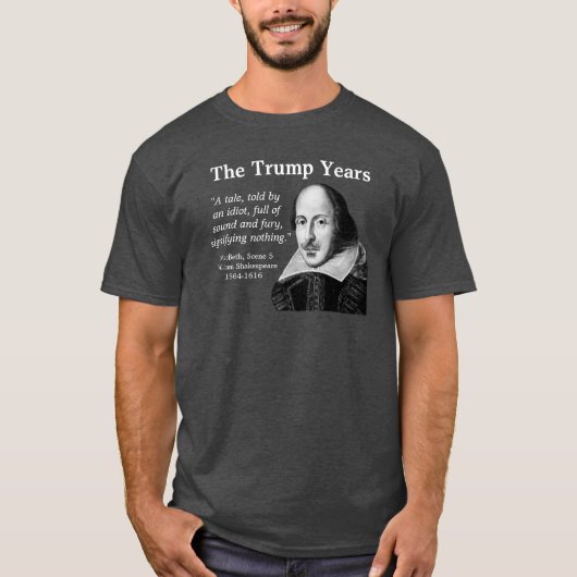 Trump, Shakespeare T-shirt (Voorkant)