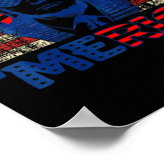 Trump Shirten 4 juli Trump Amerikaanse FLA Poster (Hoek)