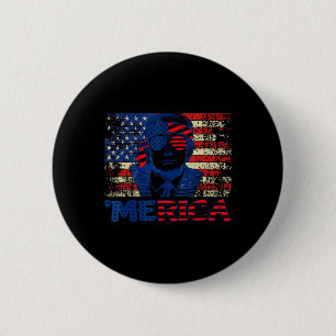 Trump Shirten 4 juli Trump Amerikaanse FLA Ronde Button 5,7 Cm