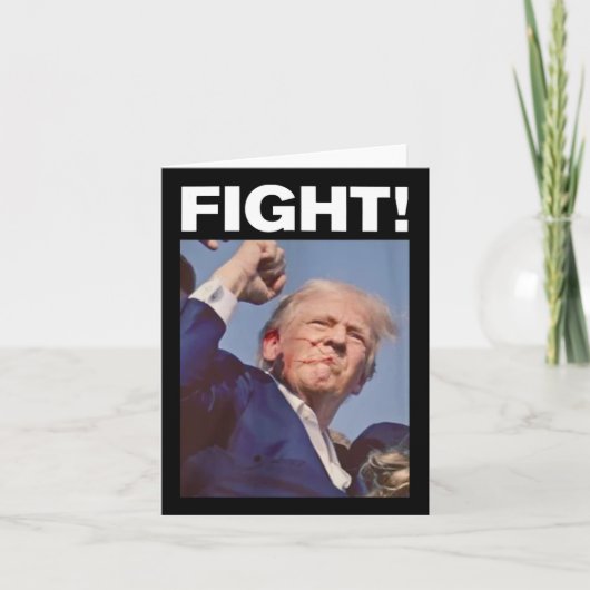 Trump Shot 2024 Kaart (Voorkant)