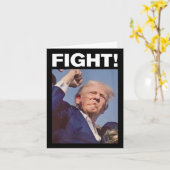 Trump Shot 2024 Kaart (Gele Bloem)