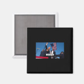 Trump Shot 2024 Magneet (Voorkant / Achterkant)