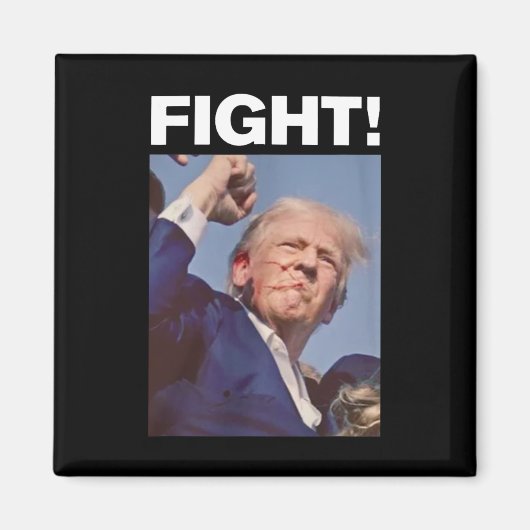Trump Shot 2024 Magneet (Voorkant)