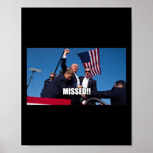 Trump Shot 2024 Poster (Voorkant)