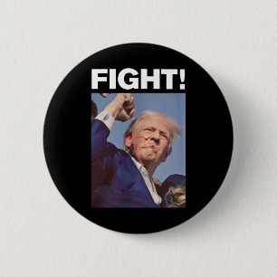 Trump Shot 2024 Ronde Button 5,7 Cm