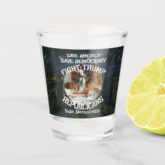 Trump Shot Glas (Voorkant)