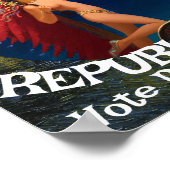 Trump Shrimp Fajita Jesus Republican Party Pee WH Poster (Hoek)