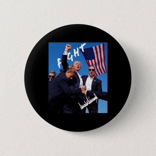 Trump Signature Edition Ronde Button 5,7 Cm (Voorkant)