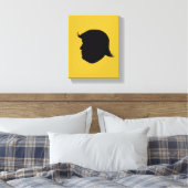 TRUMP SILHOUETTE CANVAS AFDRUK (Insitu (Slaapkamer))