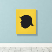 TRUMP SILHOUETTE CANVAS AFDRUK (Insitu (Houten vloer))