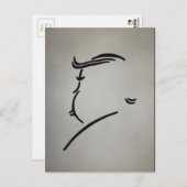 Trump Silhouette Hitchcock Style Briefkaart (Voorkant / Achterkant)
