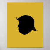 TRUMP SILHOUETTE POSTER (Voorkant)