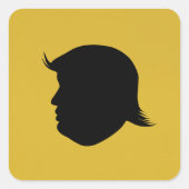 TRUMP SILHOUETTE STICKER (Voorkant)
