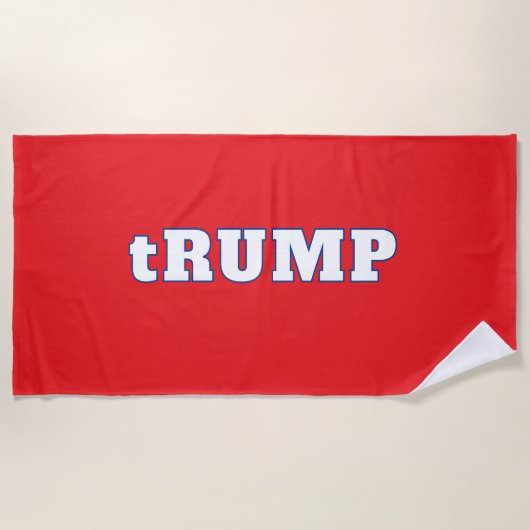 Trump Sitting Handdoek Election Edition (Voorkant)