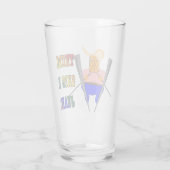 Trump Skis bij joodse dieren Glas (Achterkant)