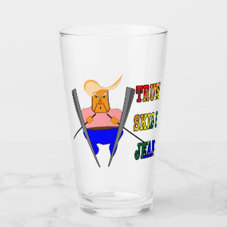 Trump Skis bij joodse dieren Glas