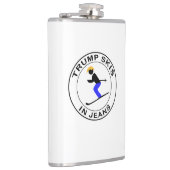 Trump Skis bij joodse dieren Heupfles (Rechts)