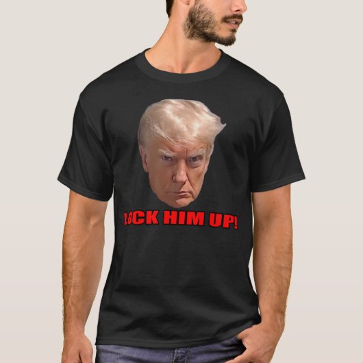Trump sluit hem op t-shirt (Voorkant)