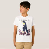 Trump Smash. (kinderen en meer) T-shirt (Voorkant volledig)
