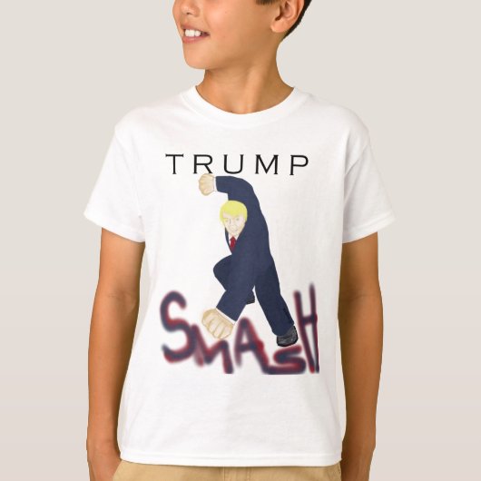 Trump Smash. (kinderen en meer) T-shirt (Voorkant)