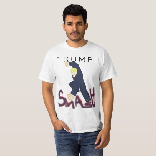 Trump Smash t shirt (Voorkant volledig)