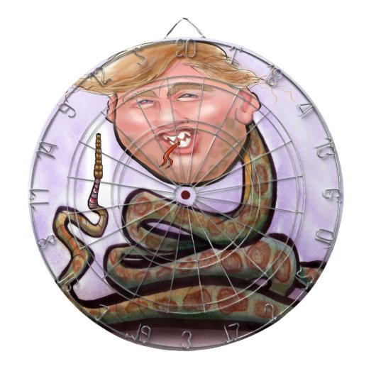 Trump Snake Dart Board Dartbord (Voorkant)