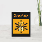 Trump/Sneeuwvlokje Wenskaart Kaart (Voorkant)