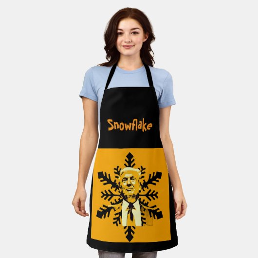 Trump/Snowflake Apron Schort (Gedragen)