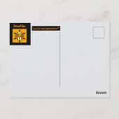 Trump/Snowflake-Briefkaart Briefkaart (Achterkant)