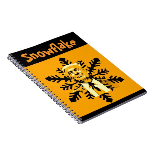 Trump/Snowflake Notebook Notitieboek (Rechterzijde)