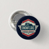 Trump Snowflake Removal Service Nieuwigheidscadeau Ronde Button 3,2 Cm (Voorkant /achterkant)