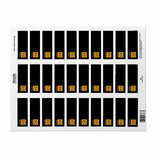 Trump/Snowflake Retour Adreslabel Etiket (Full Sheet)